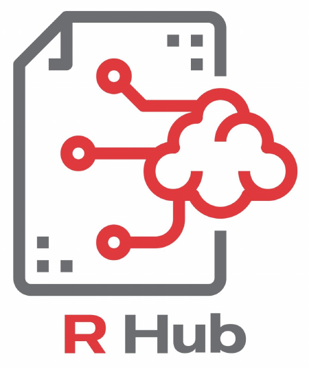 R Hub 智能文件處理品牌標誌
